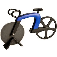 Ecence - Pizzaschneider Fahrrad Pizza Cutter rostfreier Stahl Antihaft-Beschichtung Blau von ECENCE