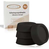 Vibrationsdämpfer Gummi-Füße Schwarz Schwingungs-dämpfer Waschmaschine von ECENCE