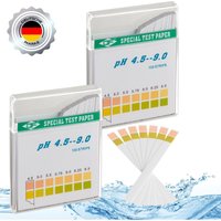 pH wert Teststreifen 200 Stück ph 4,5 - 9 Trinkwasser Aquarien Indikator-en von ECENCE
