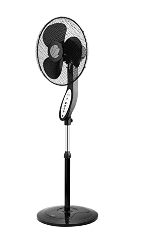 ECG FS 40 R schwarz Standventilator Timer Fernbedienung oszillierend Höhe 125 cm von ECG