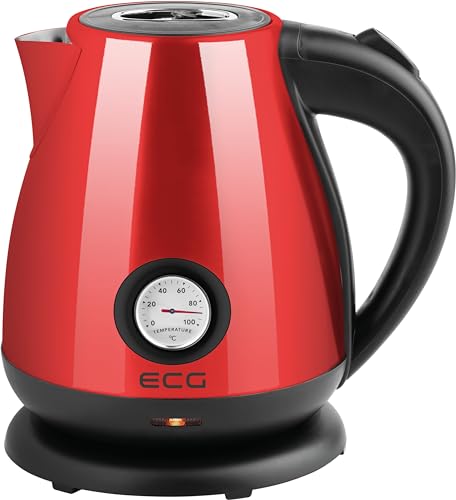 ECG RK 1705 Metallico Rosso, 2200W, 1,7l von ECG