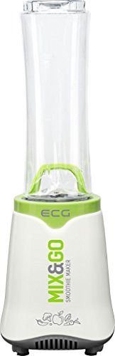ECG SM 3510 Mix&Go Smoothie mixer, 350, Kunststoff, Weiß-grün von ECG