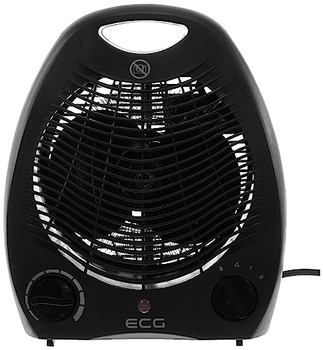 ECG TV 3030 Heat R Black, Hot air fan, 1000/2000 W von ECG