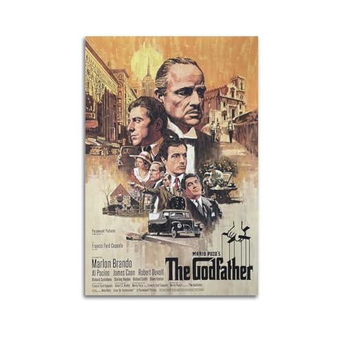 ECGDFWAZ Filmposter "Der Pate" auf Leinwand, Wandkunst, Dekoration, Wohnzimmer, Schlafzimmer, Dekoration, Poster, 60 x 90 cm, ungerahmter Stil ECGDFWAZ Filmposter "Der Pate" auf Leinwand, Wandkunst, Dekoration, Wohnzimmer, Schlafzimmer, Dekoration, Poster, 60 x 90 cm, ungerahmter Stil von ECGDFWAZ