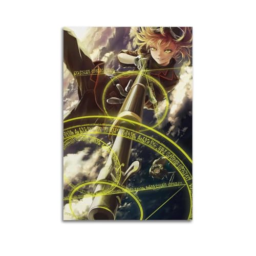 ECGDFWAZ Poster "The Saga of Tanya The Evil Room", Leinwandposter, Wandkunst, Wohnzimmer, Schlafzimmer, Dekoration, Poster, 20 x 30 cm, ungerahmter Stil von ECGDFWAZ