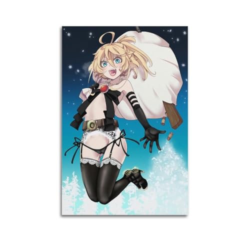 ECGDFWAZ Poster mit japanischem Anime-Charakter "The Saga of Tanya The Evil Tanya Von Degurechaff", Leinwand-Poster, Wandkunst, Wohnzimmer, Schlafzimmer, Dekoration, Poster, 50 x 75 cm, ungerahmter ECGDFWAZ Poster mit japanischem Anime-Charakter "The Saga of Tanya The Evil Tanya Von Degurechaff", Leinwand-Poster, Wandkunst, Wohnzimmer, Schlafzimmer, Dekoration, Poster, 50 x 75 cm, ungerahmter von ECGDFWAZ