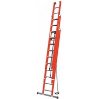 Echelle Direct - Elektrikerleiter 12x3 Gitterstäbe - Erreichbare Höhe 8.32m - SCAV060N/12 von ECHELLE DIRECT