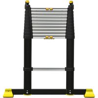 Teleskopleiter - maximale Länge 3.35m - Space Bamboo - integrierte Werkzeughalter - maximale Arbeitshöhe 4.15m - 475111 von ECHELLE DIRECT