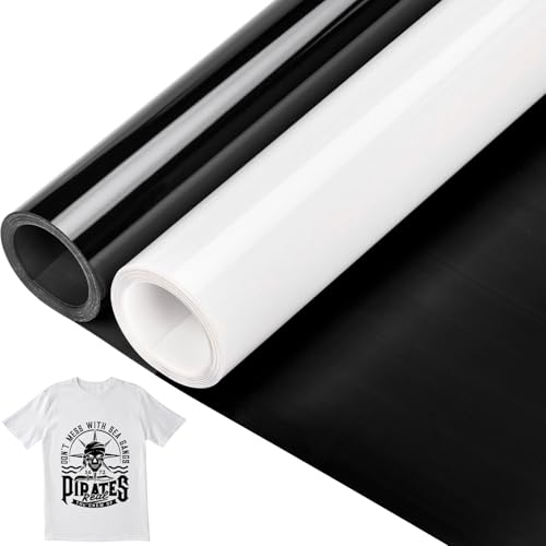 ECHOBUY Plotterfolie Textil 30.5cm×3m Transferfolie Plotter für Textilien Flexfolie Plotter Textil zum Aufbügeln Textilfolie Plotter für DIY T-Shirts, Plotter Zubehör, Weiß,Schwarz ECHOBUY Plotterfolie Textil 30.5cm×3m Transferfolie Plotter für Textilien Flexfolie Plotter Textil zum Aufbügeln Textilfolie Plotter für DIY T-Shirts, Plotter Zubehör, Weiß,Schwarz von ECHOBUY