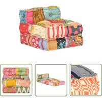 The Living Store Modularer Pouf Patchwork Stoff - Sitzsack - Patchwork Couch - Modulares Sofa - Wohnaccessoire - Wohnzimmerdeko The Living Store Modularer Pouf Patchwork Stoff - Sitzsack - Patchwork Couch - Modulares Sofa - Wohnaccessoire - Wohnzimmerdeko von ECHOO
