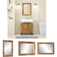 The Living Store Spiegel 70x50 cm Massivholz Mango und Glas - Spiegel The Living Store Spiegel 70x50 cm Massivholz Mango und Glas - Spiegel von ECHOO