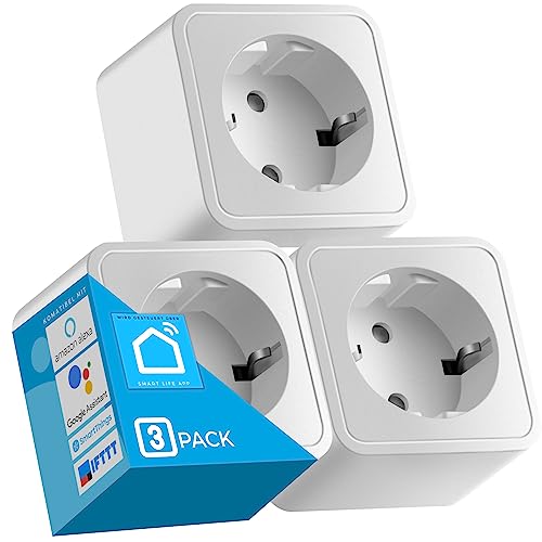 Echos Smart WLAN Steckdose 3er Pack | App-gesteuert | Sprachsteuerung mit Alexa u. Google Home | Smart Home Steckdose | Smarte Steckdose | WIFI Steckdose | Intelligente Steckdose Echos Smart WLAN Steckdose 3er Pack | App-gesteuert | Sprachsteuerung mit Alexa u. Google Home | Smart Home Steckdose | Smarte Steckdose | WIFI Steckdose | Intelligente Steckdose von Echos