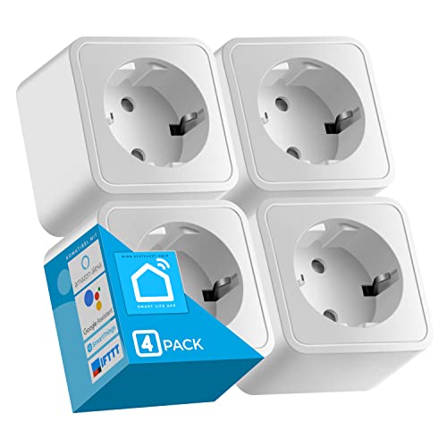 Echos Smart WLAN Steckdose 4er Pack | App-gesteuert | Sprachsteuerung mit Alexa u. Google Home | Smart Home Steckdose | Fernsteuerung | Smarte Steckdose | WIFI Steckdose | Intelligente Steckdose Echos Smart WLAN Steckdose 4er Pack | App-gesteuert | Sprachsteuerung mit Alexa u. Google Home | Smart Home Steckdose | Fernsteuerung | Smarte Steckdose | WIFI Steckdose | Intelligente Steckdose von Echos