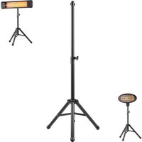 Echos - Universalständer für Heizstrahler Ständer für Heizstrahler Mobiler Ständer Dreibeinständer Tripod Ständer Teleskop Dreibein Stativ Terrasse von ECHOS