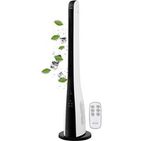 Echos - Turmventilator Ventilator sehr leise Oszillierend LED-Display 3 Stufen Tower-Ventilator 15h Timer Fernbedienung von ECHOS