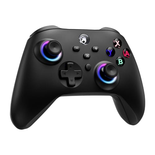 ECHTPower Switch Controller für Switch/OLED/Lite, Switch Pro Controller, 9 LEDs Wireless Controller für Switch mit Turbo, 6-Achsen, Aufwachen, Gyroskop, SYNC, Makro und Screenshot (Black) ECHTPower Switch Controller für Switch/OLED/Lite, Switch Pro Controller, 9 LEDs Wireless Controller für Switch mit Turbo, 6-Achsen, Aufwachen, Gyroskop, SYNC, Makro und Screenshot (Black) von ECHTPower