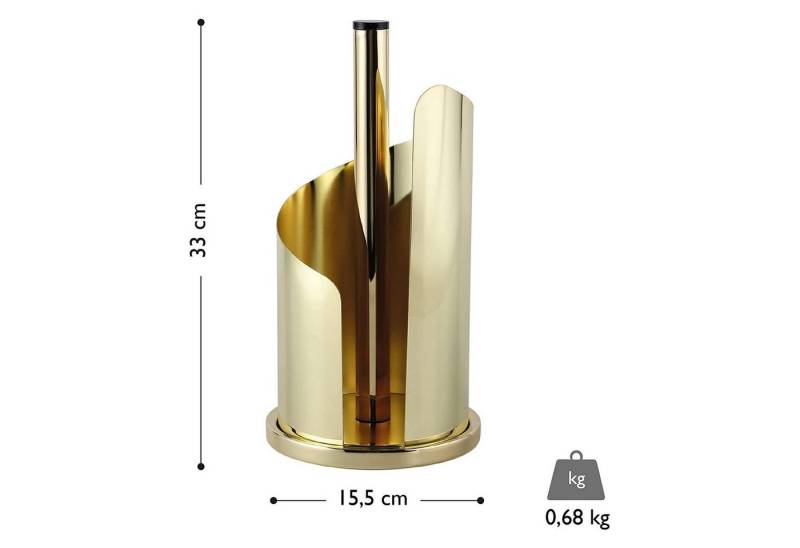 ECHTWERK Aufbewahrungsbox Küchenrollenhalter Gold von ECHTWERK