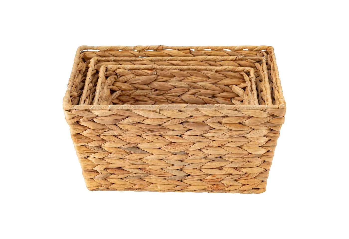 ECHTWERK Aufbewahrungsbox Wasserhyazinthe, 3-teiliges Flechtkorb-Set ECHTWERK Aufbewahrungsbox Wasserhyazinthe, 3-teiliges Flechtkorb-Set von ECHTWERK