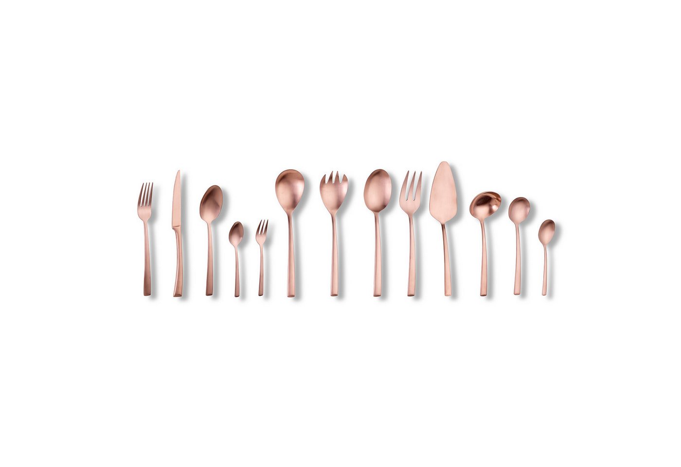 ECHTWERK Besteck-Set Avelino 68 teilig Bronze Ediotion (68-tlg), 12 Personen, Edelstahl 18/10 von ECHTWERK