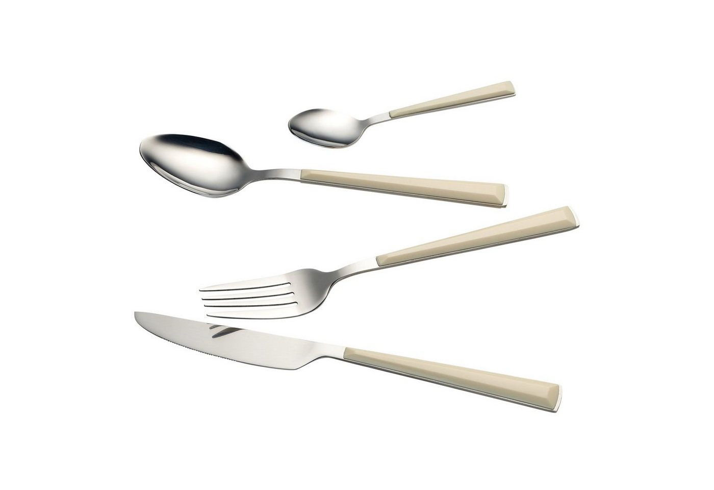 ECHTWERK Besteck-Set Basic Tafelbesteck 16tlg. (16-tlg), 4 Personen, Edelstahl 18/10, Kunststoff von ECHTWERK