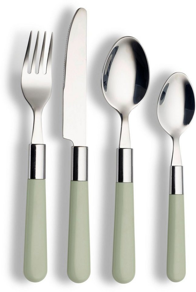 ECHTWERK Besteck-Set Bistro Besteck Set, Campingbesteck (16-tlg), 4 Personen, Edelstahl 18/0, Picknickbesteck von ECHTWERK