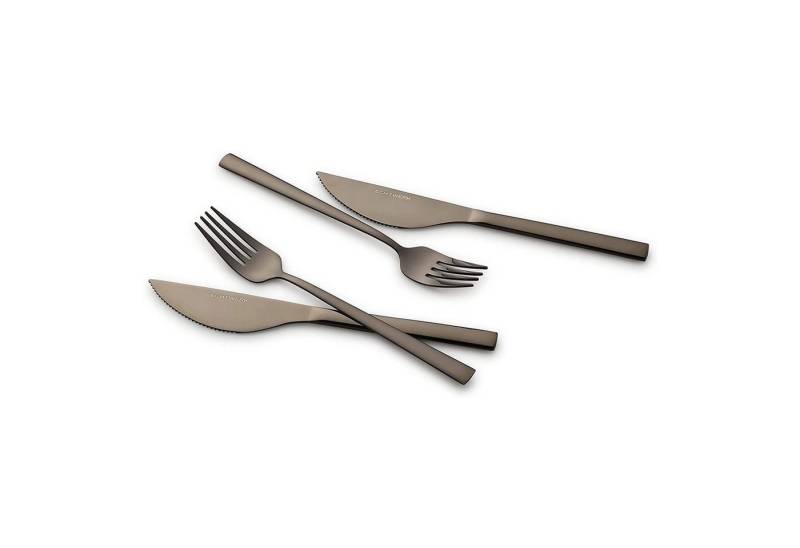 ECHTWERK Besteck-Set Pizzabesteck (4-tlg), 2 Personen, Edelstahl, Pizzaset, Steakbesteck, Essbesteck aus Edelstahl von ECHTWERK