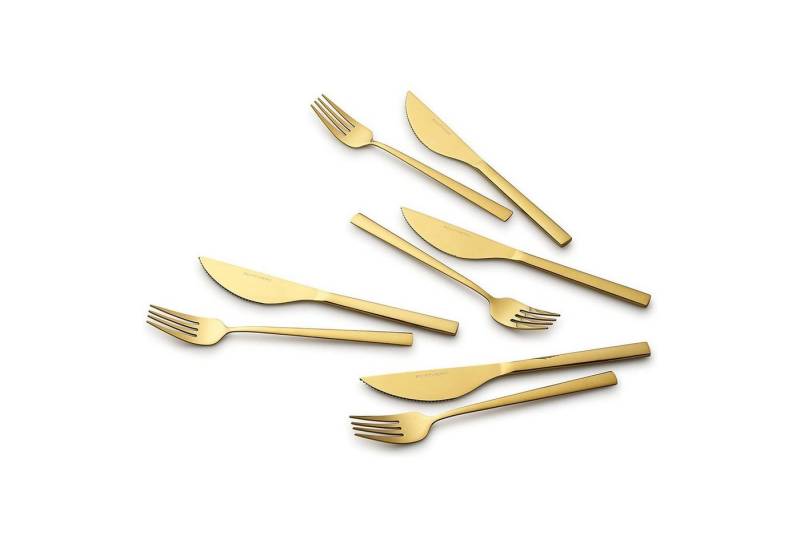 ECHTWERK Besteck-Set Pizzabesteck (8-tlg), Edelstahl, Pizzaset, Steakbesteck, Essbesteck aus Edelstahl von ECHTWERK