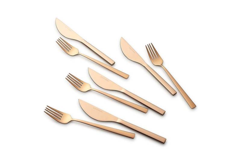 ECHTWERK Besteck-Set Pizzabesteck (8-tlg), Edelstahl, Pizzaset, Steakbesteck, Essbesteck aus Edelstahl von ECHTWERK