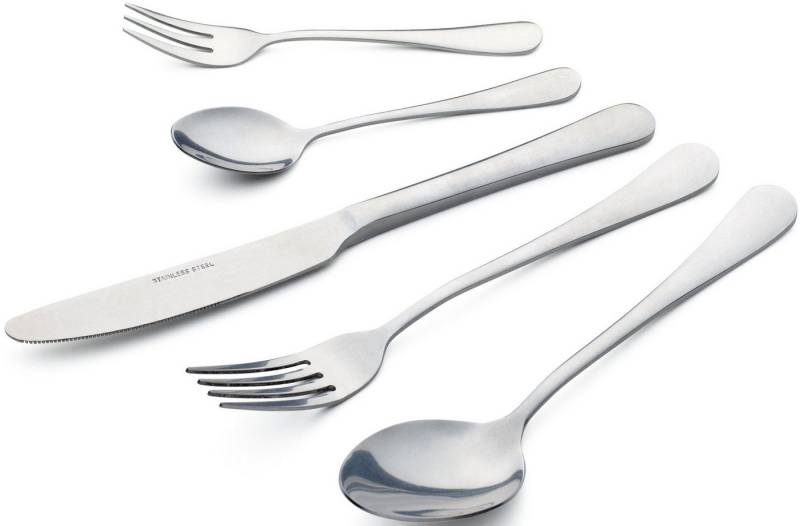 ECHTWERK Besteck-Set Sorrent (30-tlg), 6 Personen, Chromnickelstahl 18/10, Tafelbesteck, Stonewashed von ECHTWERK