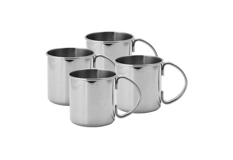 ECHTWERK Cocktailglas Kupferbecher-Set, Cocktailgläser, Edelstahl, Bruchsichere Edelstahl-Gläser, Cocktail-Set, Geschenkset, Silber 0,48l ECHTWERK Cocktailglas Kupferbecher-Set, Cocktailgläser, Edelstahl, Bruchsichere Edelstahl-Gläser, Cocktail-Set, Geschenkset, Silber 0,48l von ECHTWERK