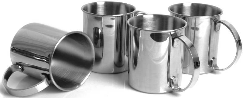 ECHTWERK Gläser-Set, Edelstahl, Outdoor Becher, Camping Tassen, Geschenkset, bruchsicher, 1000 ml von ECHTWERK