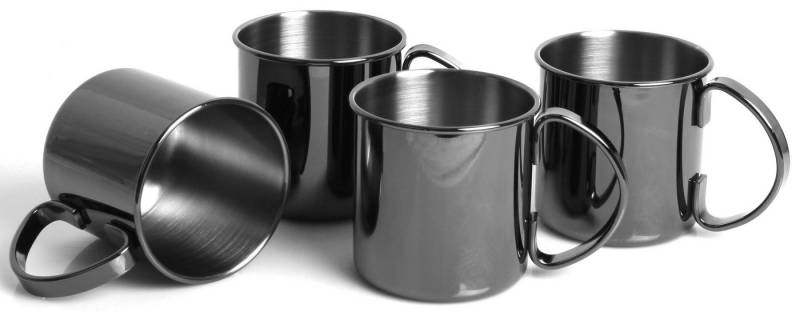 ECHTWERK Gläser-Set, Edelstahl, Outdoor Becher, Camping Tassen, Geschenkset, bruchsicher, 480 ml von ECHTWERK
