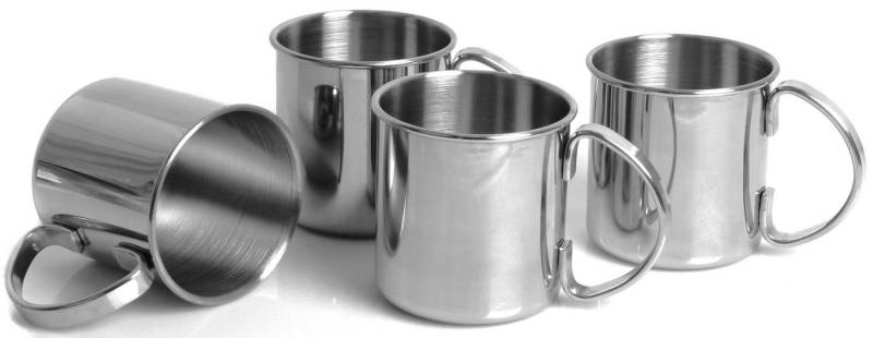 ECHTWERK Gläser-Set, Edelstahl, Outdoor Becher, Camping Tassen, Geschenkset, bruchsicher, 480 ml von ECHTWERK