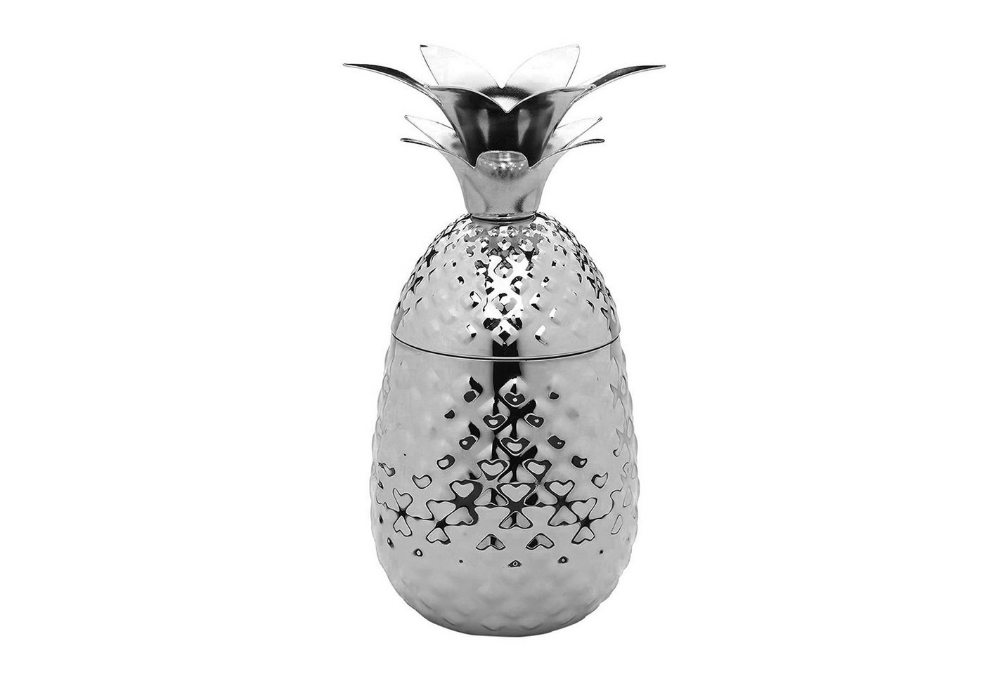 ECHTWERK Glas EW-CT-1701 Ananas Cocktail Ananasbecher, Edelstahl von ECHTWERK