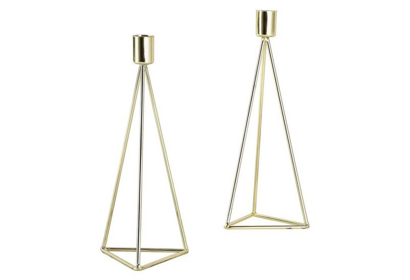 ECHTWERK Kerzenhalter Diamant hoch, Perfekte Tischdekoration, Kerzenhalter im Vintage-Design von ECHTWERK