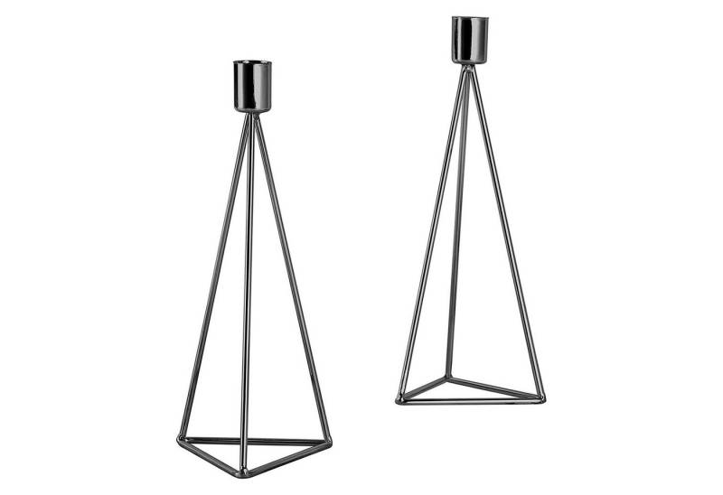 ECHTWERK Kerzenhalter Diamant hoch, Perfekte Tischdekoration, Kerzenhalter im Vintage-Design von ECHTWERK
