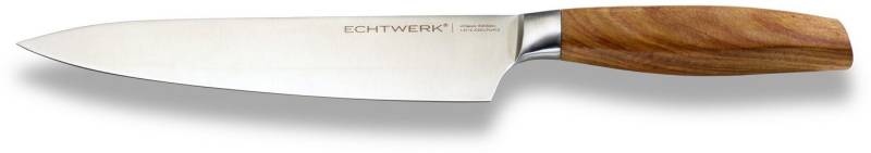 ECHTWERK Kochmesser Classic Edition, Küchenmesser, Edelstahl, Klingenlänge 20 cm, Griff aus Akazienholz von ECHTWERK