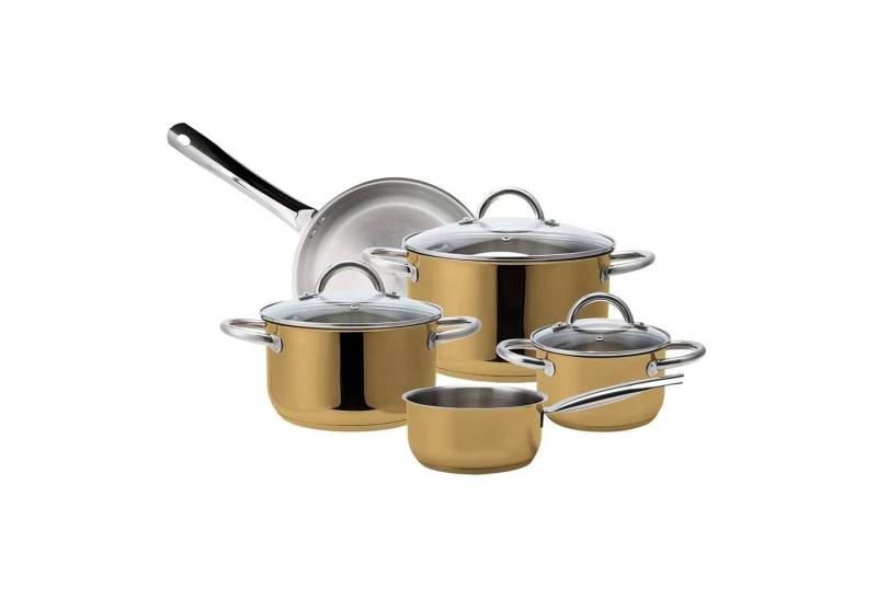 ECHTWERK Kochtopf Kochtopf-Set 8tlg Gold, (8-tlg) von ECHTWERK