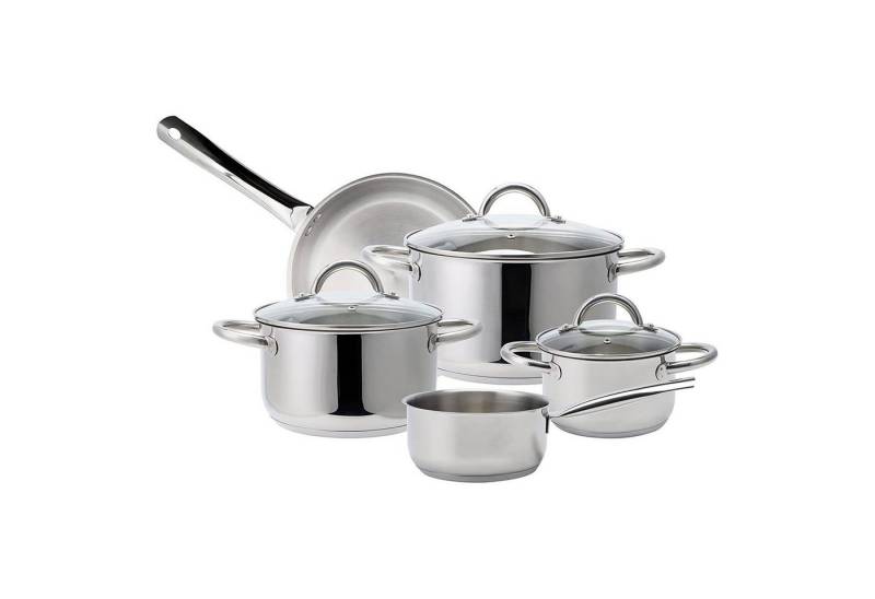 ECHTWERK Kochtopf Kochtopf-Set 8tlg silber, (8-tlg) von ECHTWERK