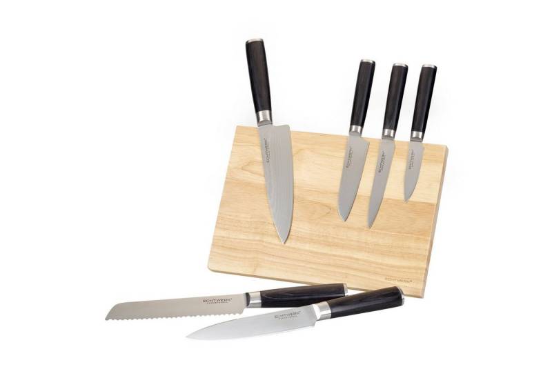 ECHTWERK Messer-Set Echtwerk Damastmesser Set 7 tlg ECHTWERK Messer-Set Echtwerk Damastmesser Set 7 tlg von ECHTWERK