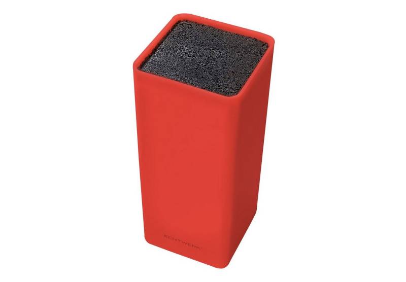 ECHTWERK Messerblock Universal-Messerblock Square, mit Borsteneinsatz, Rot, Kunststoff ECHTWERK Messerblock Universal-Messerblock Square, mit Borsteneinsatz, Rot, Kunststoff von ECHTWERK