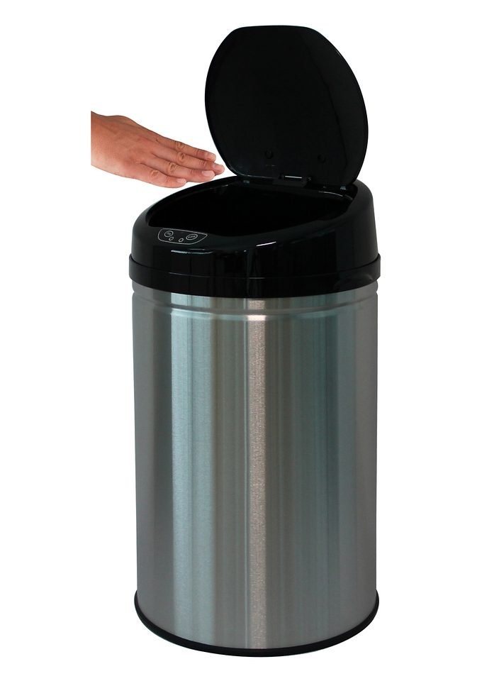 ECHTWERK Mülleimer INOX BRUSHED, Infrarot-Sensor, Korpus aus Edelstahl, Fassungsvermögen 30 Liter von ECHTWERK