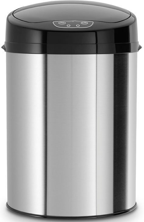 ECHTWERK Mülleimer INOX BRUSHED, Infrarot-Sensor, Korpus aus Edelstahl, Fassungsvermögen 9 Liter von ECHTWERK