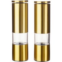 ECHTWERK Salz-/Pfefferstreuer gold Edelstahl B/H/L: ca. 5,5x19,5x11 cm von ECHTWERK