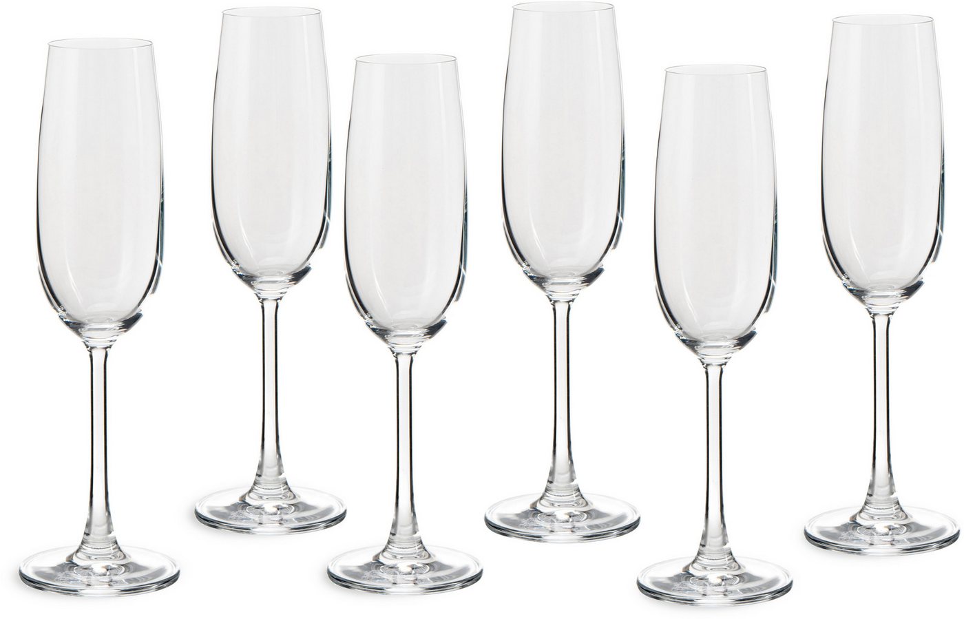 ECHTWERK Sektglas Champagnerkelche Set, ca. 210 ml, Glas, für Champagner, Aperitifs, ideal für Feierlichkeiten von ECHTWERK