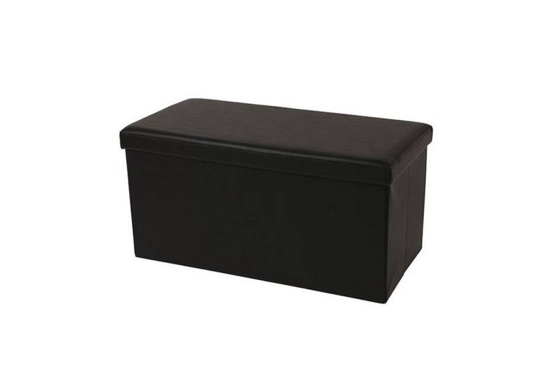 ECHTWERK Sitzwürfel Sitzbank mit Stauraum SeatBox", Faltbare Polsterbank aus hochwertigem Kunstleder, Bis 300 kg belastbar" von ECHTWERK