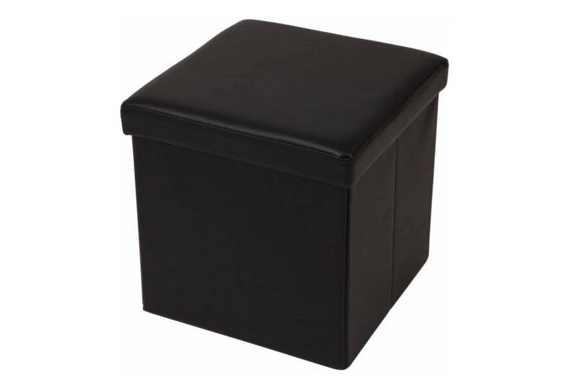 ECHTWERK Sitzwürfel StoreCube, Sitzhocker mit Stauraum, Sitzwürfel faltbar, ca. 38 x 38 x 38 cm, Kunstleder, Aufbewahrungsbox von ECHTWERK