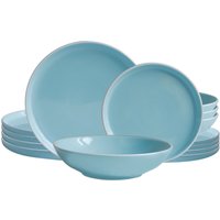 ECHTWERK Tafelservice "Nerea Nature-Design", (Set, 12 tlg.), Pastellfarben von ECHTWERK