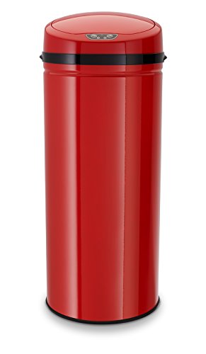 Echtwerk Abfalleimer, Mülleimer mit Sensor, Touchless Abfalleimer, elektrischer Müllbehälter, Infrarot Bewegungssensor, Korpus aus Edelstahl, Fassungsvermögen 42 Liter, INOX Red Echtwerk Abfalleimer, Mülleimer mit Sensor, Touchless Abfalleimer, elektrischer Müllbehälter, Infrarot Bewegungssensor, Korpus aus Edelstahl, Fassungsvermögen 42 Liter, INOX Red von ECHTWERK