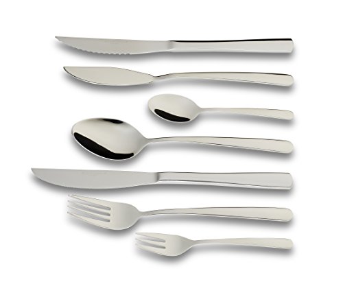 Echtwerk Besteck Set "Bali", Edelstahl 18/10, 42-tlg, Silber, 26.6 x 13.4 x 10 cm von ECHTWERK